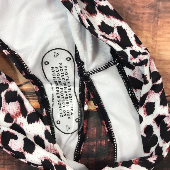 <Trendy Leopard High Waist Leg Bikini Swim Cheetah - Picture 8 of 8